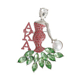 Sorority Inspired Woman Pin