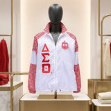 DST Greek Apparel 4XL White Windbreaker Jacket