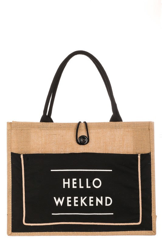 Hello Weekend Bag