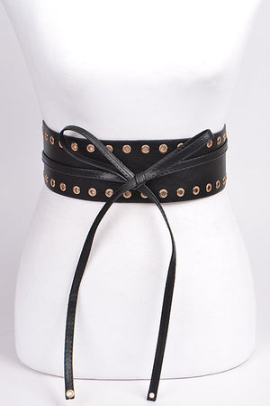Eyelet Wrap Belt