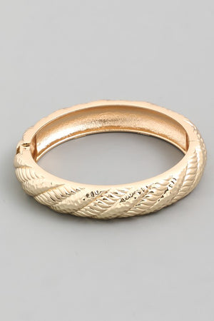 Wave Bangle Bracelet