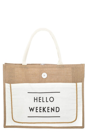 Hello Weekend Bag