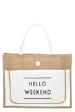 Hello Weekend Bag