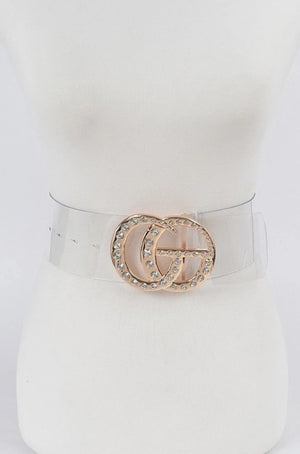 ***PLUS*** Oversize Stone Clear Belt
