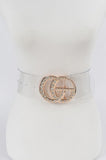 ***PLUS*** Oversize Stone Clear Belt