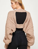 Asia Cropped Cardigan