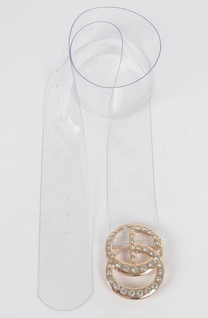 ***PLUS*** Oversize Stone Clear Belt
