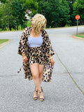 Leopard High Waist Shorts