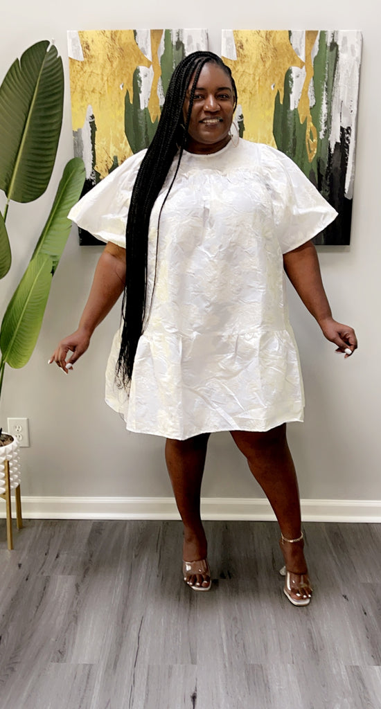 halo babydoll midi dress Robe midi babydoll Halo en lin Sandshell