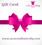 Social Butterfly Gift Card